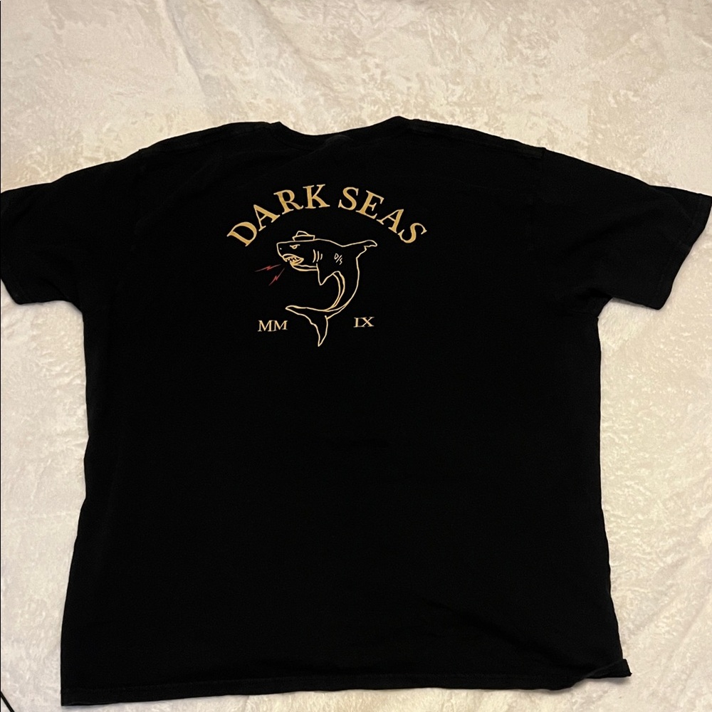 Dark Seas Black Short Sleeve Tee